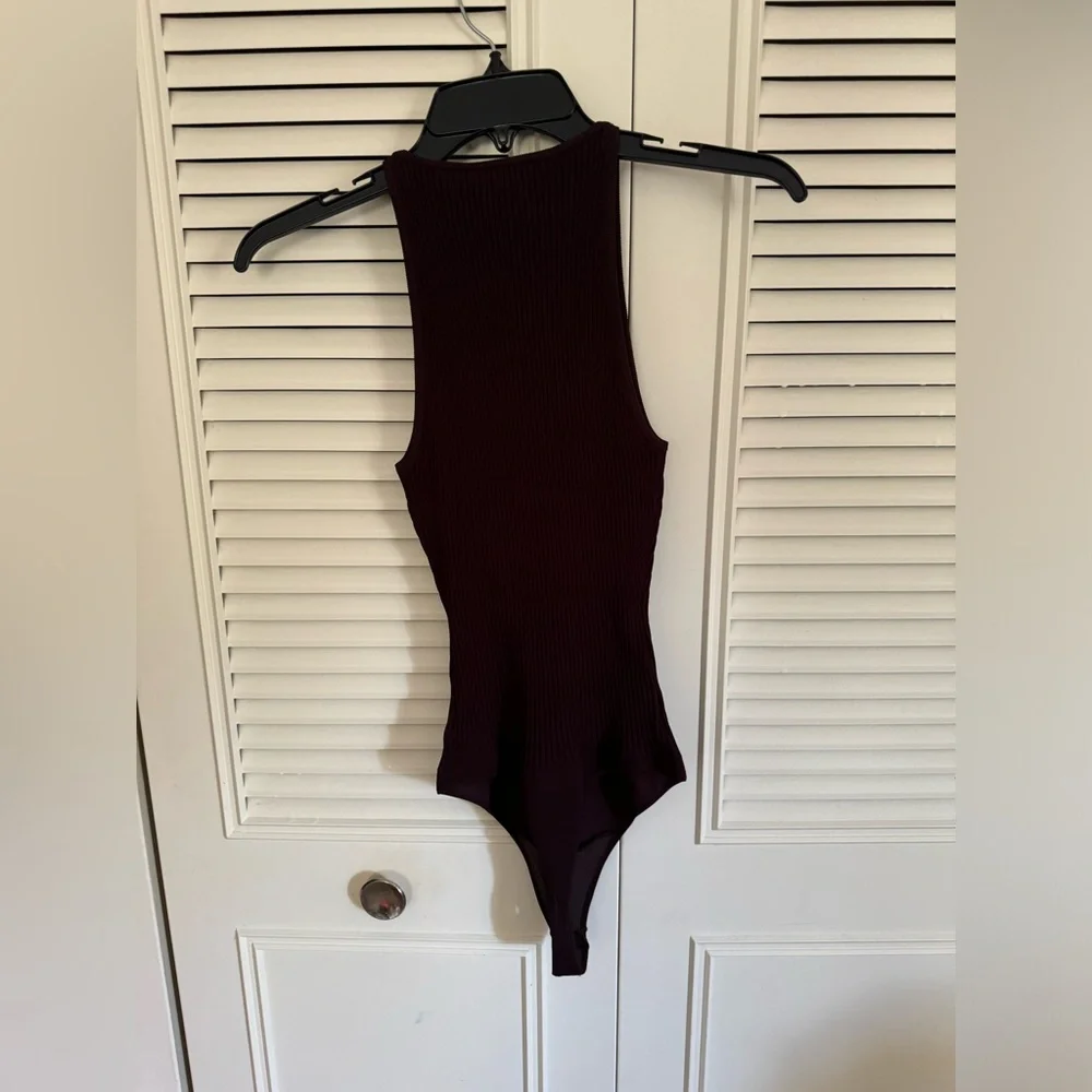 A.L.C.
Ashley Rib Knit High Neck Bodysuit - Picture 4 of 6